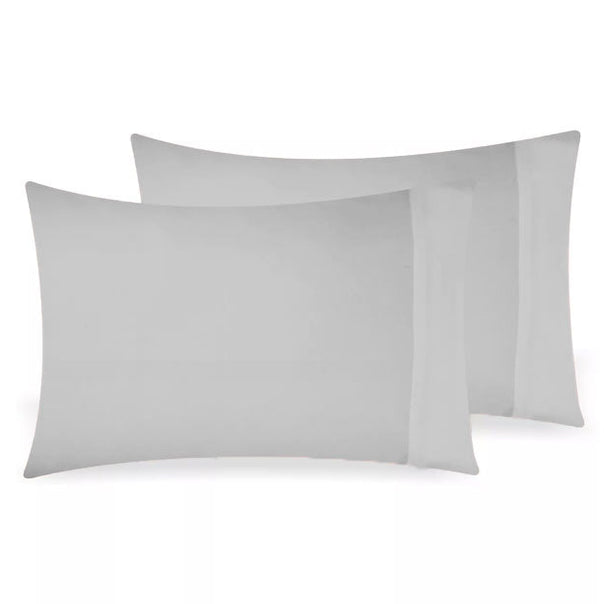 Bamboo Eco 400THC Standard Pillowcase Pair Grey