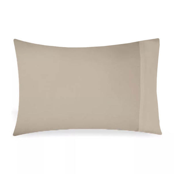 Bamboo Eco 400THC Cotton Queen Pillowcase Stone
