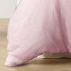 Stonewashed French Linen Quilt Cover Set Range Blush