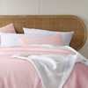 Stonewashed French Linen Quilt Cover Set Range Blush