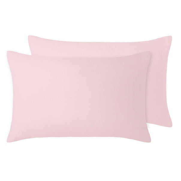 Stonewashed French Linen Standard Pillowcase Pair Blush