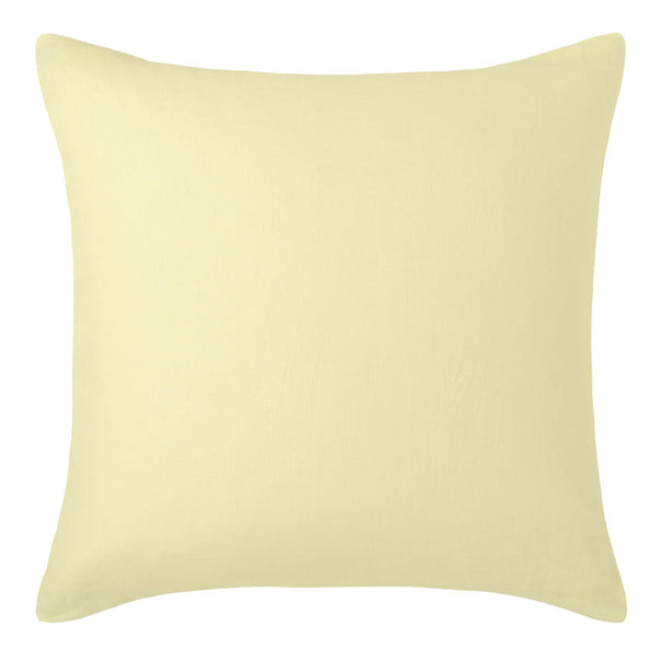 French Linen European Pillowcase Butter