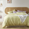 Stonewashed French Linen Quilt Cover Set Range Butter
