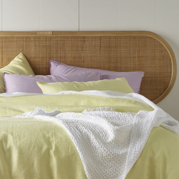 French Linen European Pillowcase Butter