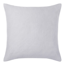 Stonewashed French Linen European Pillowcase Dove Grey