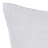 Stonewashed French Linen European Pillowcase Dove Grey