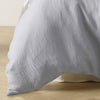 Stonewashed French Linen Quilt Cover Set Range Dove Grey