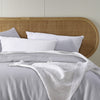 Stonewashed French Linen Quilt Cover Set Range Dove Grey