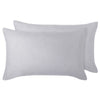 Stonewashed French Linen Standard Pillowcase Pair Dove Grey