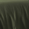 Stonewashed French Linen Quilt Cover Set Range Olive
