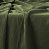Stonewashed French Linen Mega Sheet Set Range Olive