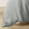 Stonewashed French Linen Quilt Cover Set Range Sage