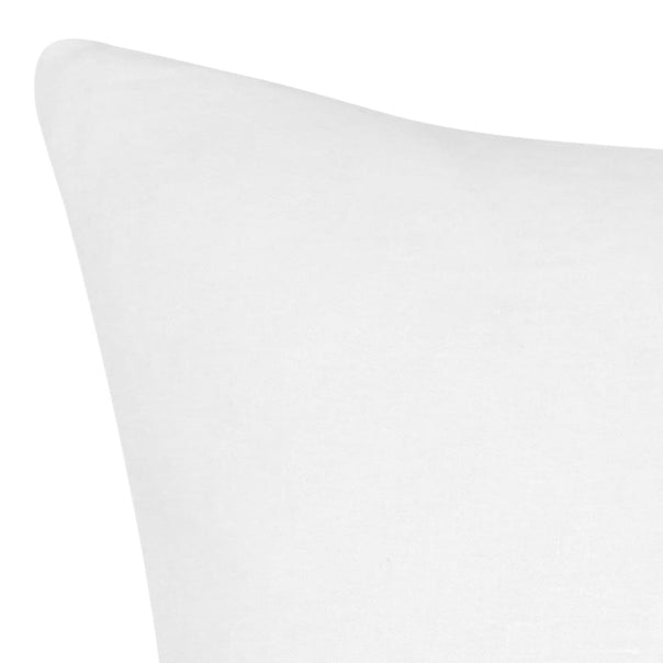 Stonewashed French Linen European Pillowcase White