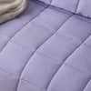 Stonewashed French Linen Coverlet Set Range Lilac