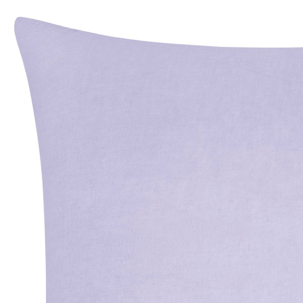 Stonewashed French Linen European Pillowcase Lilac