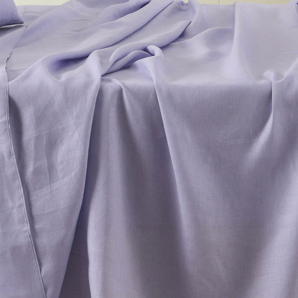 Stonewashed French Linen Mega Sheet Set Range Lilac