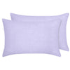 Stonewashed French Linen Standard Pillowcase Pair Lilac