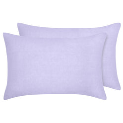 Stonewashed French Linen Standard Pillowcase Pair Lilac