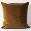 Luxury Velvet 50x50cm Filled Cushion Tobacco