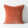 Luxury Velvet 50x50cm Filled Cushion Brandy