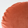 Luxury Velvet 55cm Filled Round Cushion Brandy