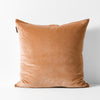 Luxury Velvet 50x50cm Filled Cushion Hazelnut