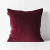 Luxury Velvet 50x50cm Filled Cushion Merlot