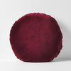 Luxury Velvet 55cm Filled Round Cushion Merlot