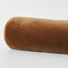 Luxury Velvet 18x60cm Filled Cushion Tobacco