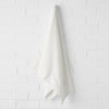 Waffle 580GSM Cotton Bath Towel Range White