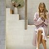 Microplush Bath Robe Range White