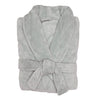 Microplush Bath Robe Range Silver