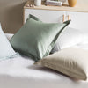 Hotel Augusta 500THC Cotton Sateen European Pillowcase White