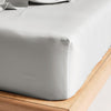Hotel Augusta 500THC Cotton Sateen Fitted or Flat Sheet Range Grey