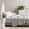 Hotel Augusta 500THC Cotton Sateen Fitted or Flat Sheet Range Grey