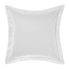 Hotel Augusta 500THC Cotton Sateen European Pillowcase White