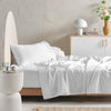 Hotel Augusta 500THC Cotton Sateen Sheet Set Range White