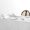 Nimes Linen 35x180cm Table Runner White
