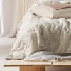 Nimes Linen Queen to King Coverlet Natural
