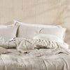 Nimes Linen Queen to King Coverlet Natural