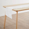 Nimes Linen 35x180cm Table Runner White
