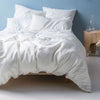 Nimes Linen 48x48cm Filled Cushion White