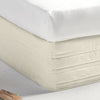 Vienna 300THC Cotton Quilted Valance Range Linen