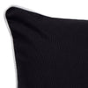 Canvas 60x60cm Filled Cushion Black