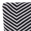 Classic Heringbone 130x170cm Throw Black
