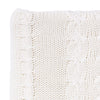 Country Cable Knit 130x170cm Throw White