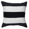 Linen Stripe 50x50cm Filled Cushion Black
