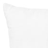 Linen Velvet Stripe 30x50cm Filled Cushion White