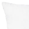 Linen Velvet Stripe 50x50cm Filled Cushion White