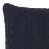 Paloma Cable Knit 50x50cm Filled Cushion Navy